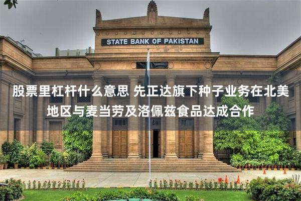 股票里杠杆什么意思 先正达旗下种子业务在北美地区与麦当劳及洛佩兹食品达成合作