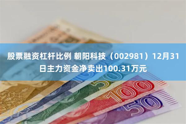 股票融资杠杆比例 朝阳科技（002981）12月31日主力资金净卖出100.31万元