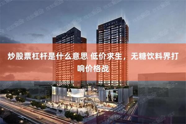 炒股票杠杆是什么意思 低价求生，无糖饮料界打响价格战
