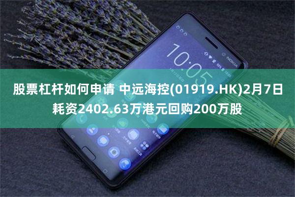 股票杠杆如何申请 中远海控(01919.HK)2月7日耗资2402.63万港元回购200万股